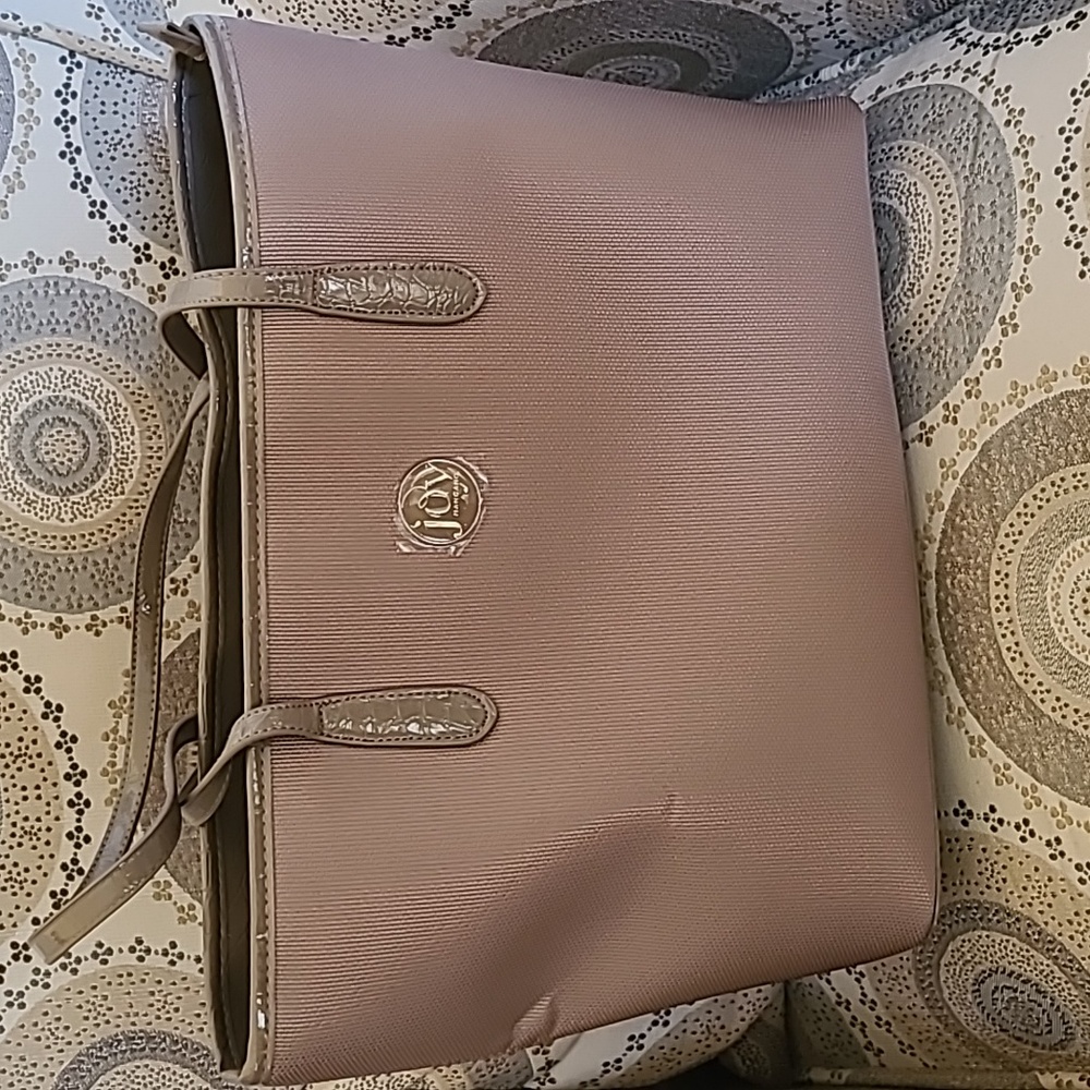 Joy Mangano Tote Bag – Taupe | Excellent Condition